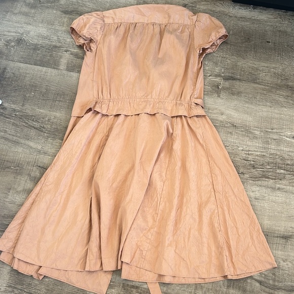 Calypso St. Barth 100% Silk Midi Wrap Dress size L - Picture 5 of 6